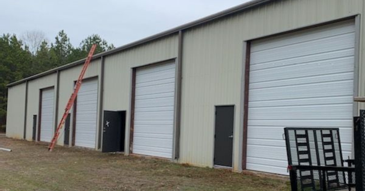 commercial aluminum storage garage panels