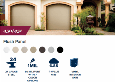 450 / 451 Flush Panel Garage Door