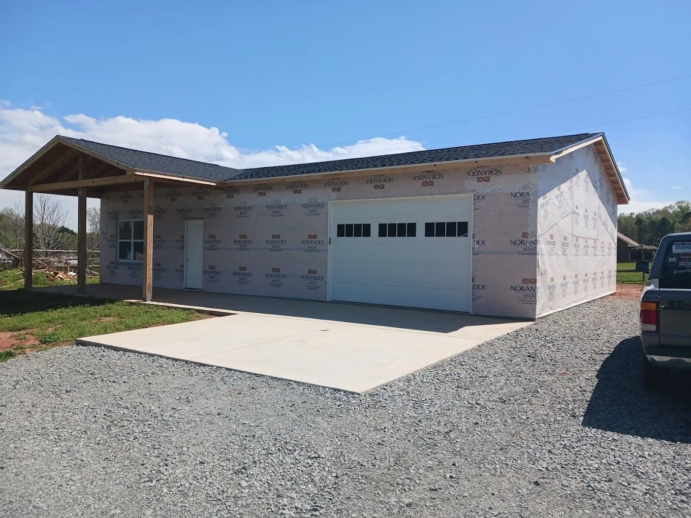trinity nc garage door repair project