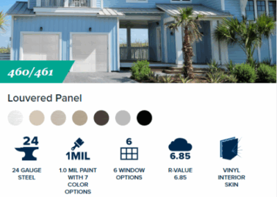 460 / 461 Louvered Panel