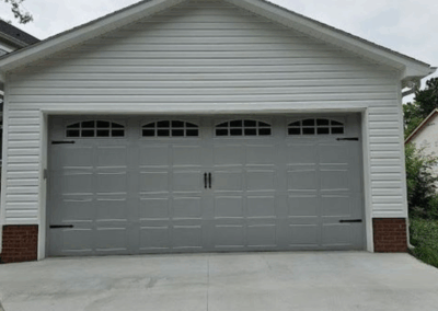 ranch raised two car garage panel