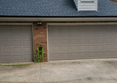three car garage traditional raised panel