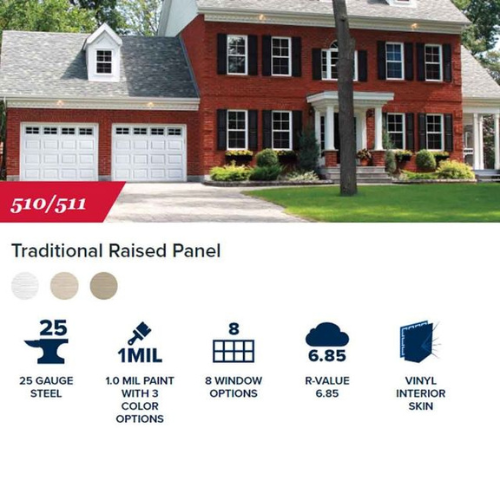 Traditional Raised Panel Two Door Garage traditional raised panel two door garage