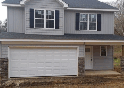 two car garage traditional raised panel