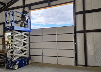 two story traditional raised garage panel